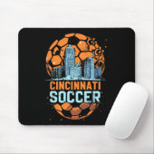 Cincinnati Voetbal Stad Silhouette Cool Cincy 513 Muismat (Met muis)