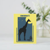 Cincinnati Zoo Ohio Giraffe Briefkaart (Staand voorkant)