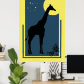 Cincinnati Zoo Ohio  Giraffe Poster (Thuiskantoor)