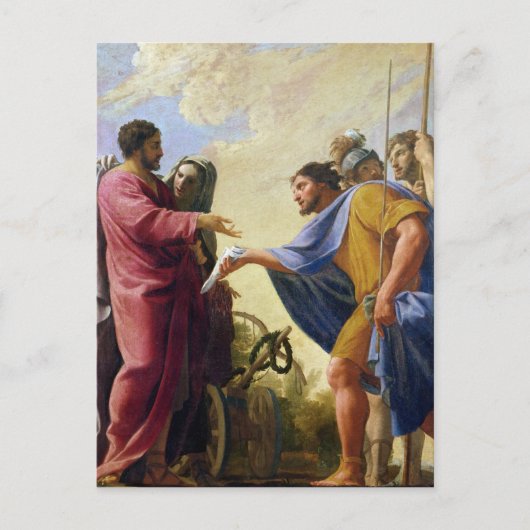 Cincinnatus keert terug naar zijn ploeg briefkaart (Voorkant)