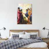 Cincinnatus keert terug naar zijn ploeg canvas afdruk (Insitu (Slaapkamer))