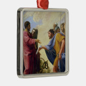 Cincinnatus keert terug naar zijn ploeg metalen ornament (Rechts)