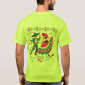 Cinco colorwave lichtgroen t-shirt (Achterkant)