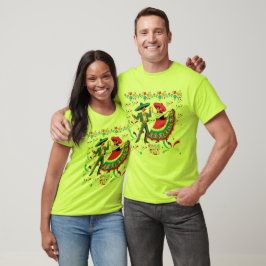 Cinco colorwave lichtgroen t-shirt