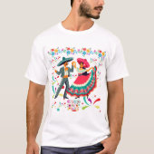 Cinco colorwave t-shirt (Voorkant)