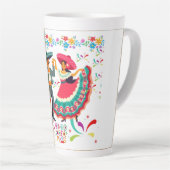 Cinco colorwave wit latte mok (Rechterhoek)