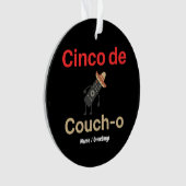 Cinco de Couch-o afstandsbediening Sombrero Grappi Ornament (voorkant)