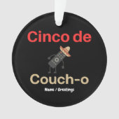 Cinco de Couch-o afstandsbediening Sombrero Grappi Ornament (voorkant)