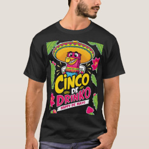 Cinco de Drink Happy de Mayo T-shirt