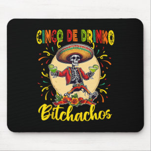 Cinco de Drinko Achos Cinco de Mayo Drink grappig Muismat
