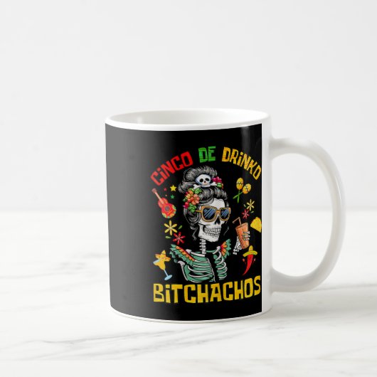Cinco de Drinko Achos Cinco de Mayo Drink Koffiemok (Rechts)