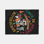 Cinco de Drinko Achos Funny Cinco de Mayo Drink Fleece Deken (Voorkant (Horizontaal))