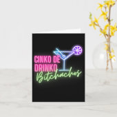 Cinco de Drinko Achos Funny Cinco de Mayo Drink Kaart (Gele Bloem)
