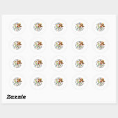 Cinco de Drinko Achos Funny Cinco de Mayo Mexicaan Ronde Sticker (Vel)