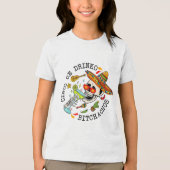 Cinco de Drinko Achos Funny Cinco de Mayo Mexicaan Tri-Blend Shirt (Voorkant)