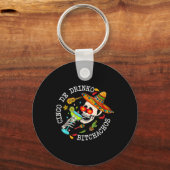 Cinco de Drinko Achos Mexican Cinco de Mayo Drinki Sleutelhanger (Voorkant)