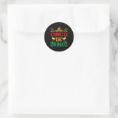 Cinco De Drinko Cinco De Mayo Grappig Ronde Sticker (Tas)