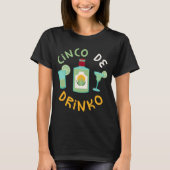 Cinco de Drinko Cinco de Mayo Party T-shirt (Voorkant)
