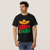 Cinco de Drinko Fiesta Design T-shirt (Voorkant volledig)
