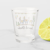 “Cinco De Drinko" | Fiesta Lama Shot Glas (Achterkant)