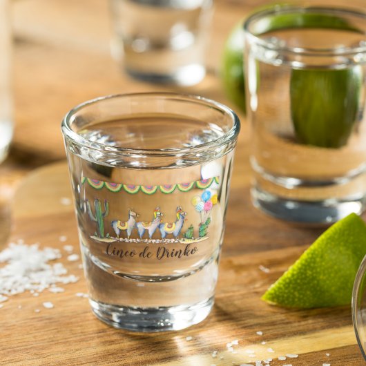 "Cinco De Drinko" | Fiesta Llama Shot Glas