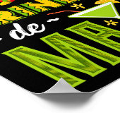 Cinco de Drinko Fiesta Mexicaanse Cinco de Mayo Pa Poster (Hoek)