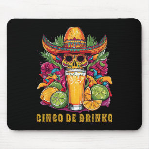 Cinco De Drinko Funny Cinco De Mayo Partij Drink Muismat