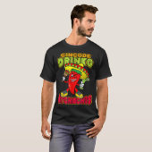 Cinco De Drinko Funny Mexican Cinco de Mayo Drinki T-shirt (Voorkant volledig)