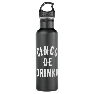 Cinco De Drinko Funny Mexican Drink Gift Idea Waterfles