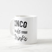 Cinco De Drinko Graphic Cute - Cino de Mayo Koffiemok (Voorkant links)