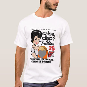 Cinco de Drinko, ik ben hier voor Tacos T-shirt