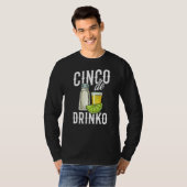 Cinco de Drinko Party Salt Limoen Tequila Three am T-shirt (Voorkant volledig)