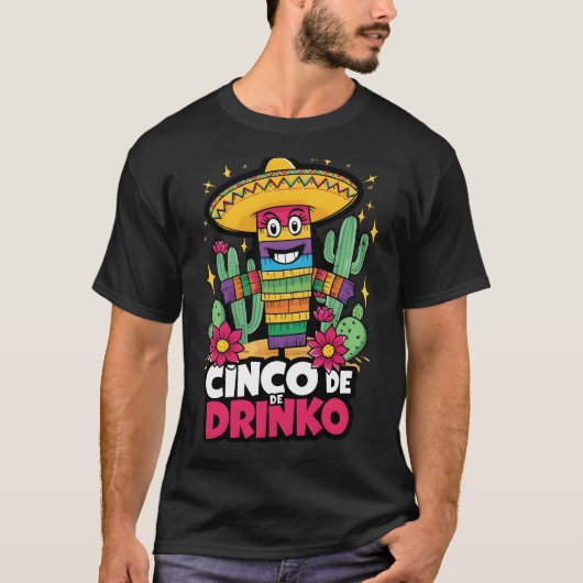 CINCO DE DRINKO T-SHIRT (Voorkant)