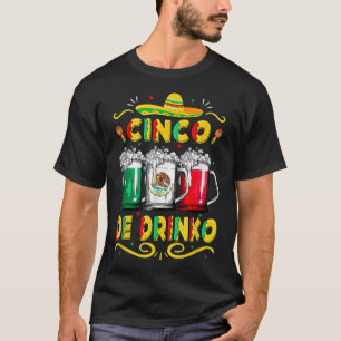 Cinco de Drinko Women Bartender De Mayo Tequila L T-shirt