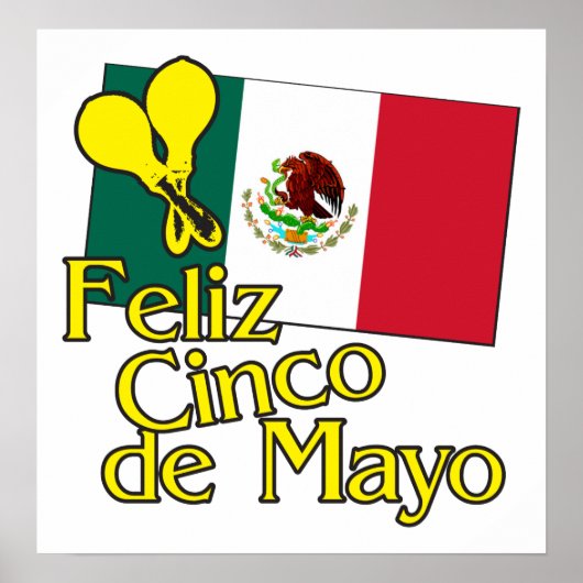 Cinco de Flag Poster (Voorkant)
