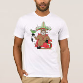 Cinco De May Bull met Margarita T-shirt (Voorkant)