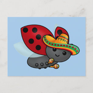 Cinco de May Ladybug Briefkaart