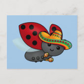 Cinco de May Ladybug Briefkaart (Voorkant)