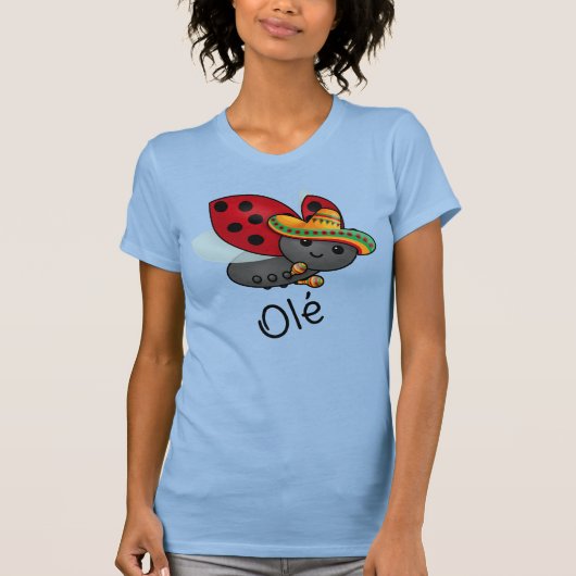 Cinco de May Ladybug T-shirt (Voorkant)