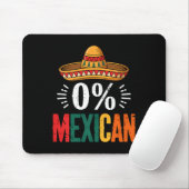 Cinco de mayo 0% Mexicaanse grappige sombrero fees Muismat (Met muis)