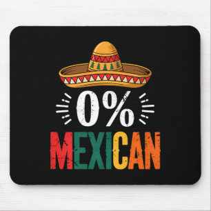Cinco de mayo 0% Mexicaanse grappige sombrero fees Muismat