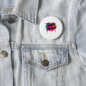 Cinco de Mayo 2024 Fiesta Squad Fiesta Mexicaanse Ronde Button 5,7 Cm (In situ)