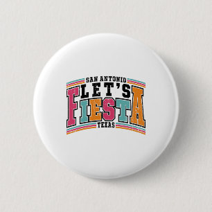 Cinco de Mayo 2024 Fiesta Squad Fiesta San Antonio Ronde Button 5,7 Cm