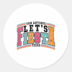 Cinco de Mayo 2024 Fiesta Squad Fiesta San Antonio Ronde Sticker