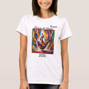 Cinco de Mayo 2024 Flamenco Danseres Dames T-shirt