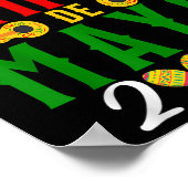 Cinco De Mayo 2025 Fiesta Party Mexicaans 5 De May Poster (Hoek)