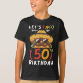 Cinco de Mayo 50e verjaardag Taco Leeftijd 50 Mexi T-shirt (Voorkant)