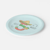 Cinco de Mayo #5 in Sombrero, Maracas Papieren Bordje (Gekanteld)