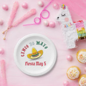 Cinco de Mayo 5 mei Fiesta Papieren Bordje (Feest)