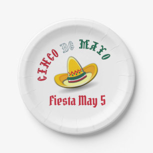 Cinco de Mayo 5 mei Fiesta Papieren Bordje